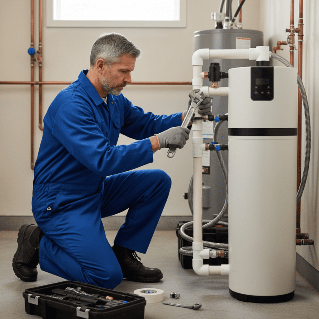 Installati en onderhoud van waterverzachters